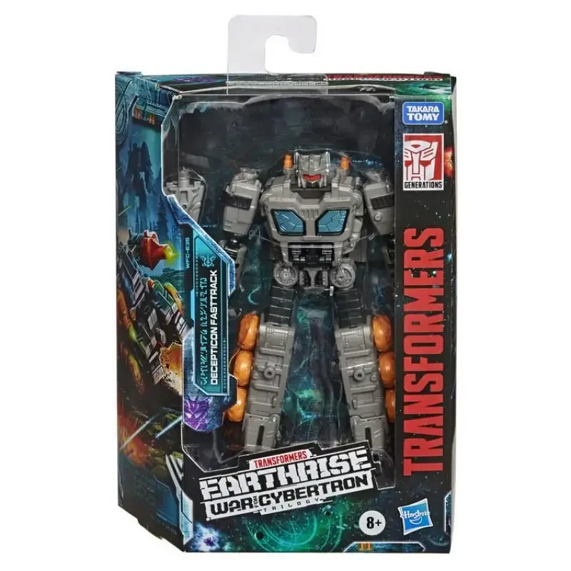 Hasbro Transformers Earth Rise WFC-E36 Decepticon Fasttrack 12Cm Deluxe Class Original Action Figure Model Toy Gift Collection