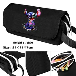 Anime Lilo Stitch astuccio per matite materiale scolastico astuccio per matite scatola per cancelleria ad alta capacità astuccio per matite per cartoni animati per adolescenti