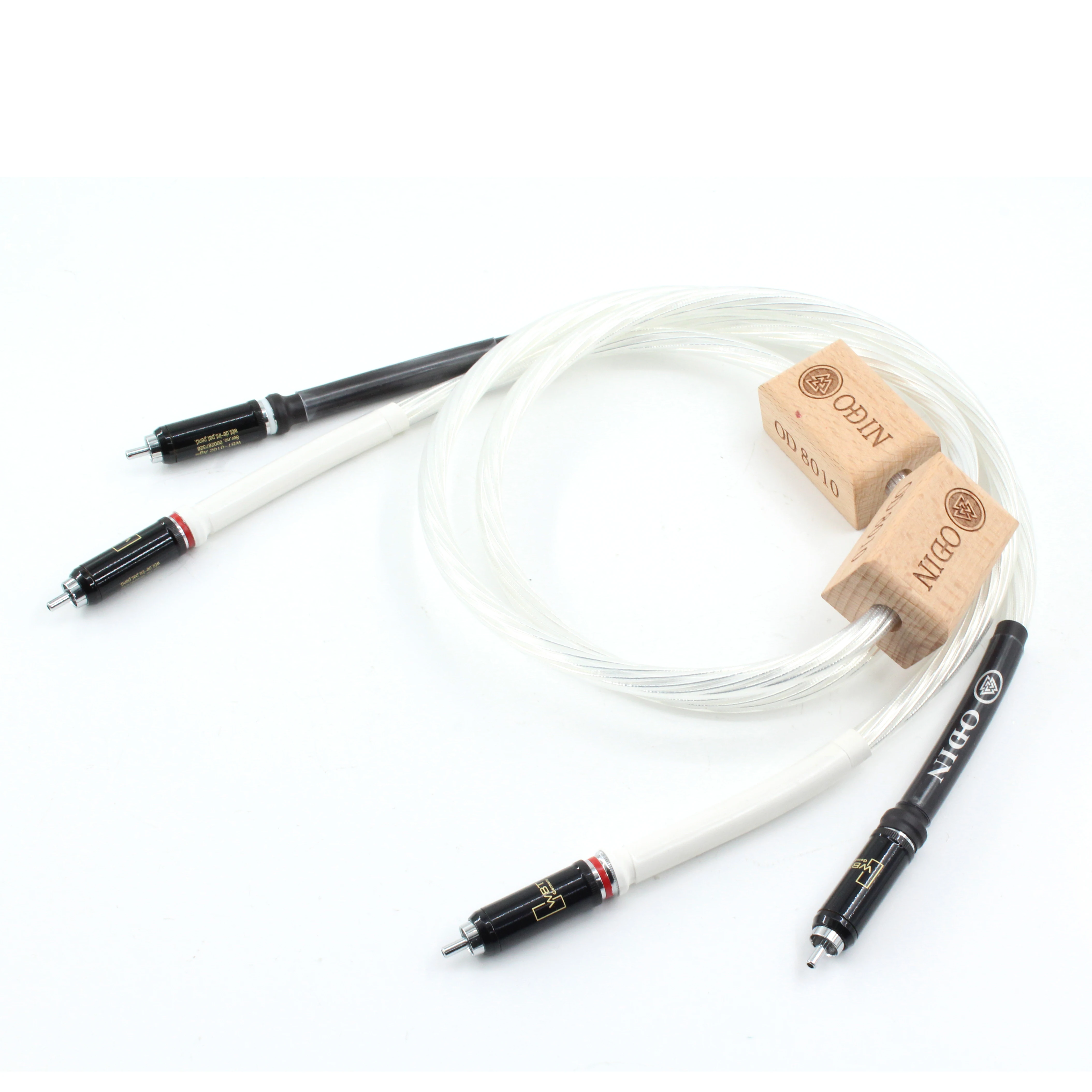 Hi-End Nordost Odin audio video cable with WBT 0102AG RCA audio cable 1M