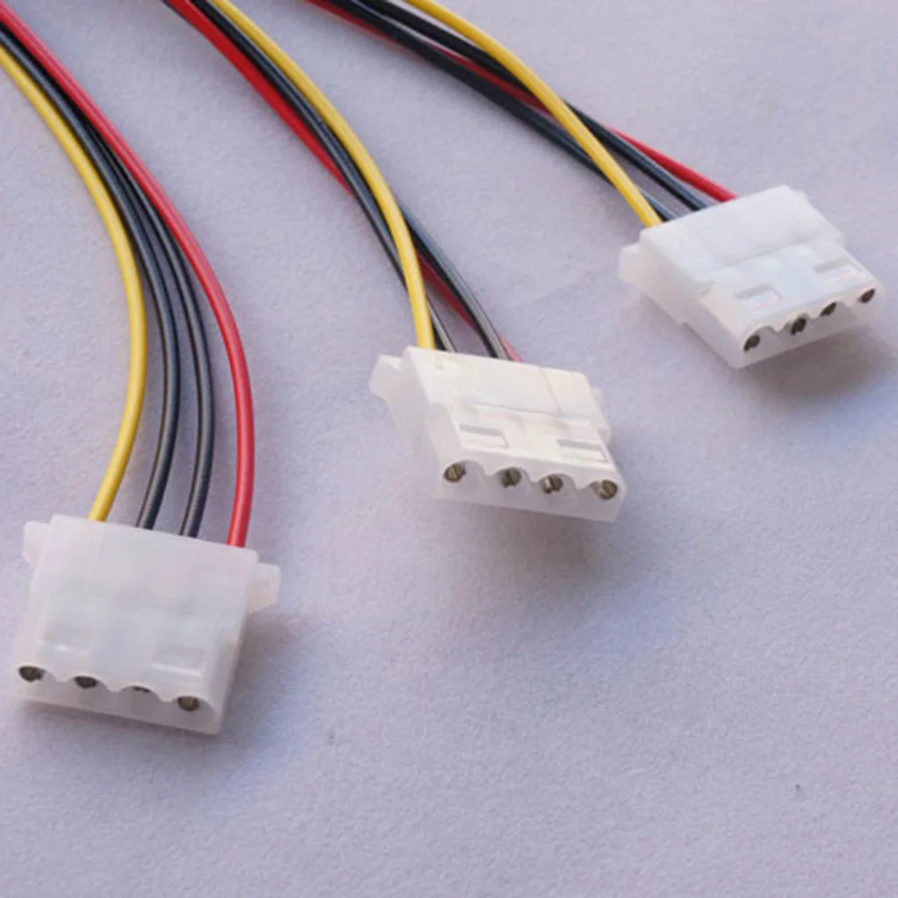 

1Pc CPU 4 PIN Fan Extention Cables Adapter Cable Computer Case Mainboard 4 PIN Power Cables Connectors Fan Splitter