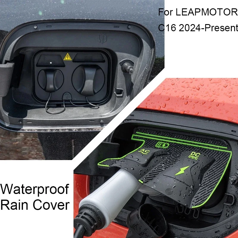 

Для LEAPMOTOR B01 B10 C01 C10 C11 C16 Новая энергия Автомобильный зарядный порт Водонепроницаемая защитная крышка Пистолет для зарядки Дождевик Аксессуар