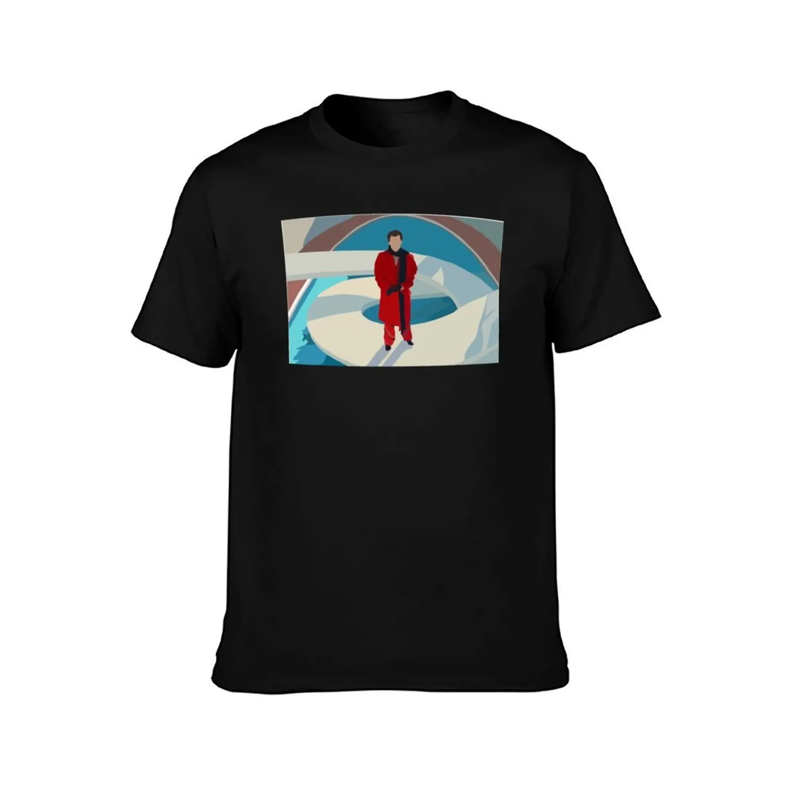 Harry Premium Scoop T-Shirt, Summer Casual Cotton Tee, Oversized Streetwear Tops, Vintage Graphic Print, Loose Fit Short Sleeve