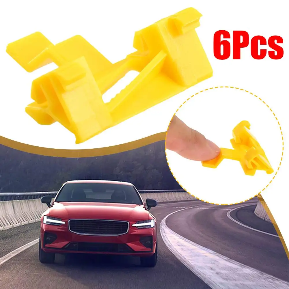

6Pcs For Volvo S60 XC70 V70 Car Side Windshield Molding Decorative Installation Parts Windshield Moulding Trim Clip J6R7