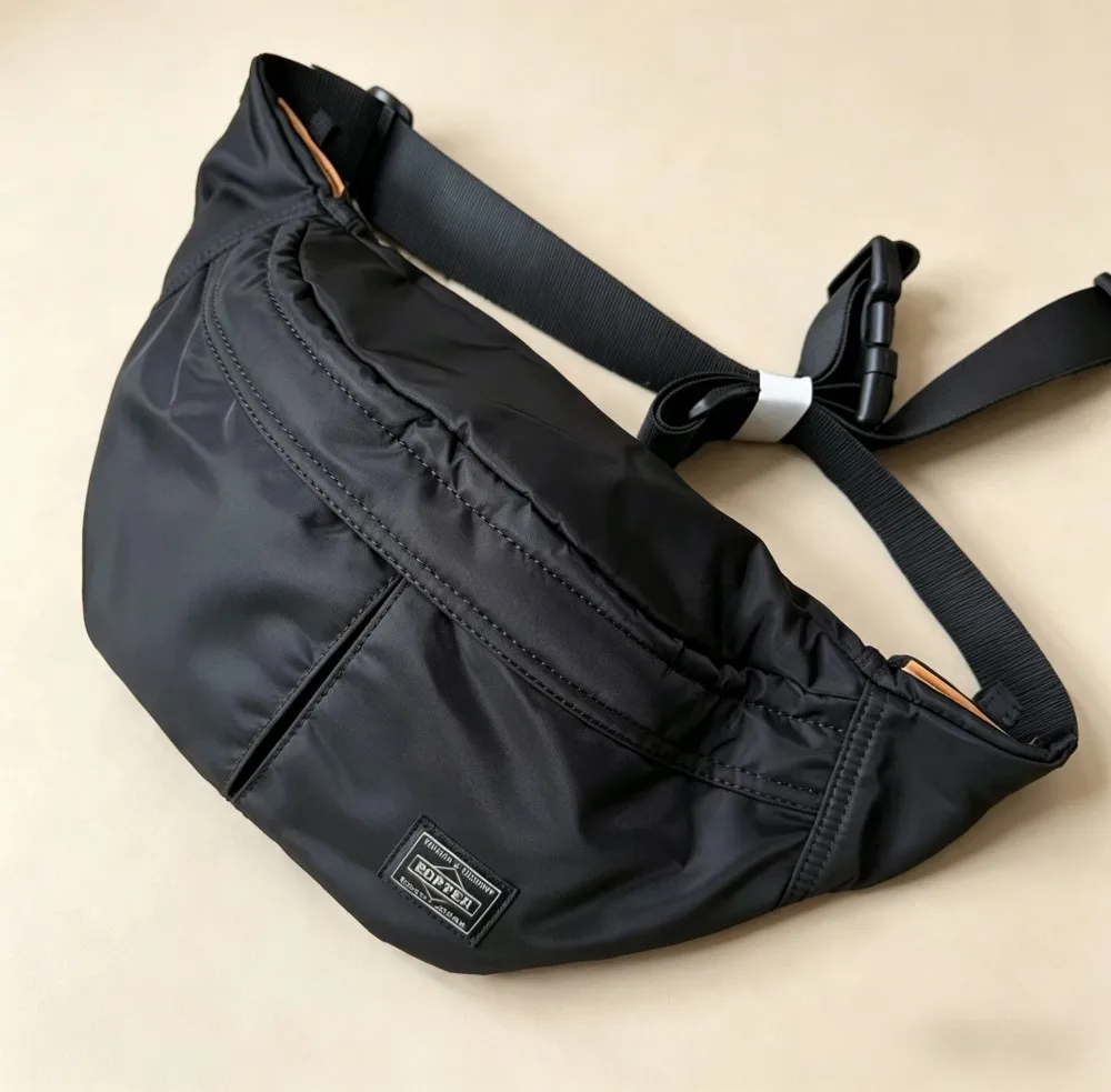 Classic Nylon Waist Bag, Large Capacity Crossbody Bag, Casual Multifunctional Travel Commuter Shoulder Pouch for Daily Outdoor