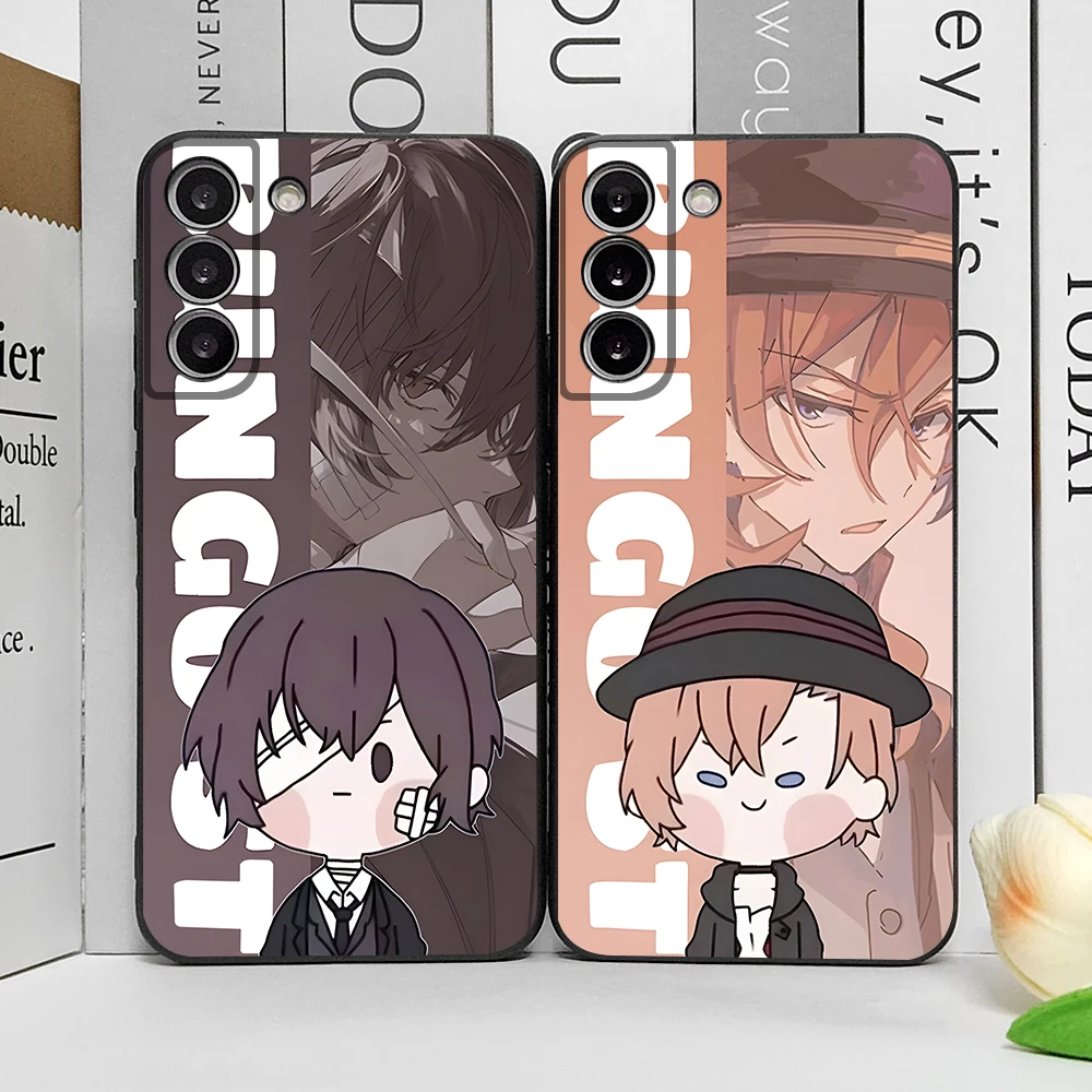 Anime Bungou Stray Dogs Dazai Osamu Phone Case for Samsung Galaxy S22 S23 S24 Ultra S20 Plus S21 FE 5G Soft Silicon Cover Fundas