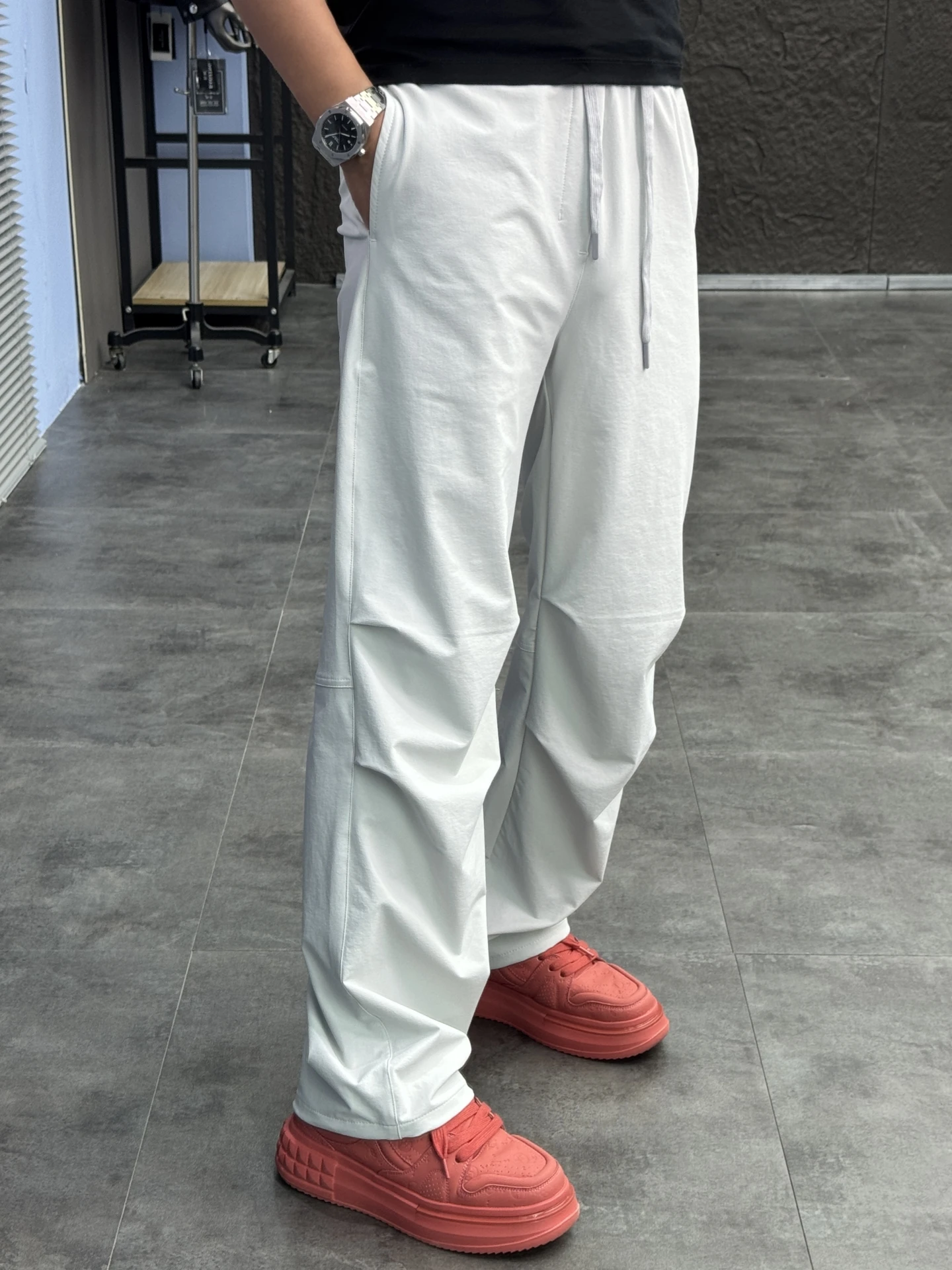 

Svip мужские повседневные брюки прямые эластичные удобные осенние модные однотонные свободные брюки для отдыха