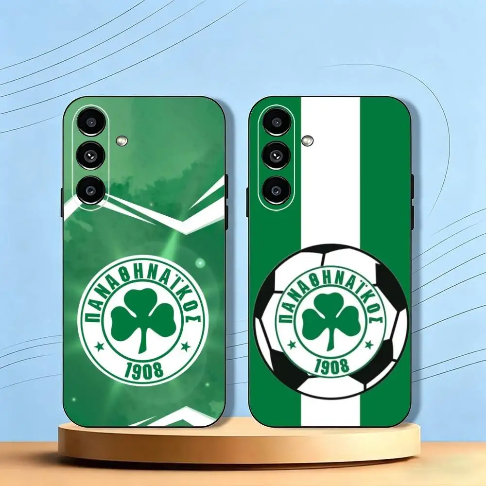 Football Club Panathinaikos-S  Phone Case Black Silicone Soft For Samsung Galaxy A73,A72,A71,A70,A53,A52,A51 Gift