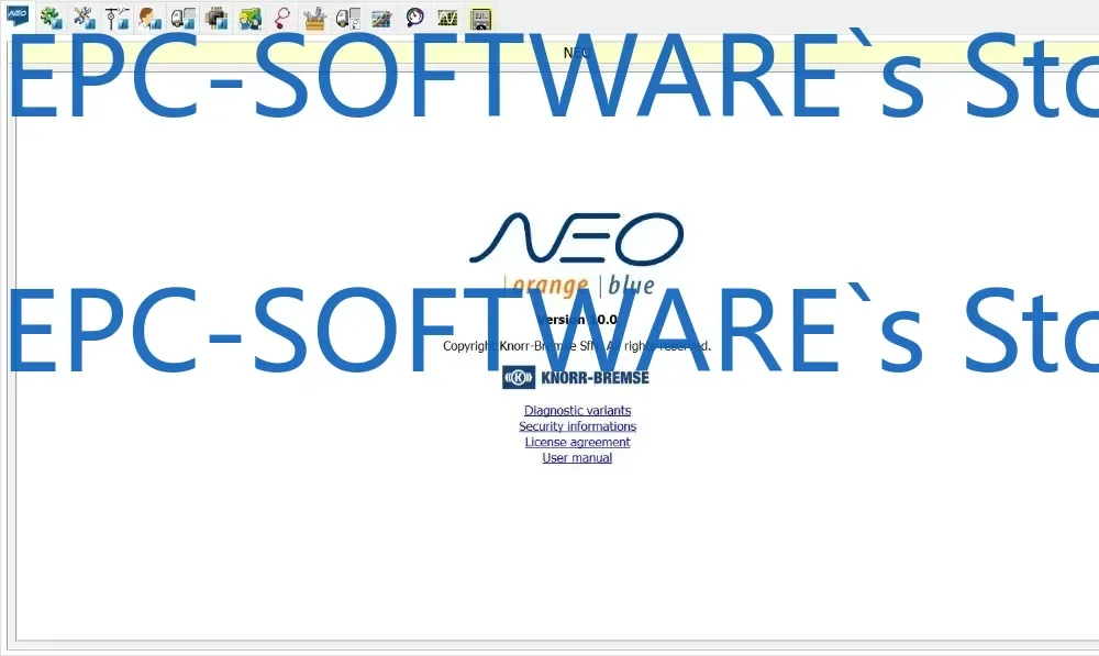 

EPC-SOFTWARE Knorr Bremse NEO ORANGE BLUE Версия 14. Программное обеспечение для диагностики системы