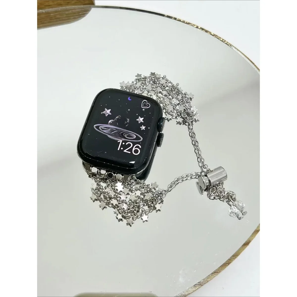 Cinturino per iWatch 42/44/45/46/49mm 38/40/41mm Cinturino per orologio in metallo alla moda per serie di orologi Ultra2 Serie 10/9/8/7/6/5/4/3/2/1_voghion.com