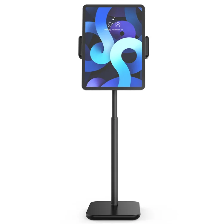Hot Height Adjustable Extensible Aluminum Tablet Stand Heavy Duty Non-slip For iPad Pro 12-inch Phone