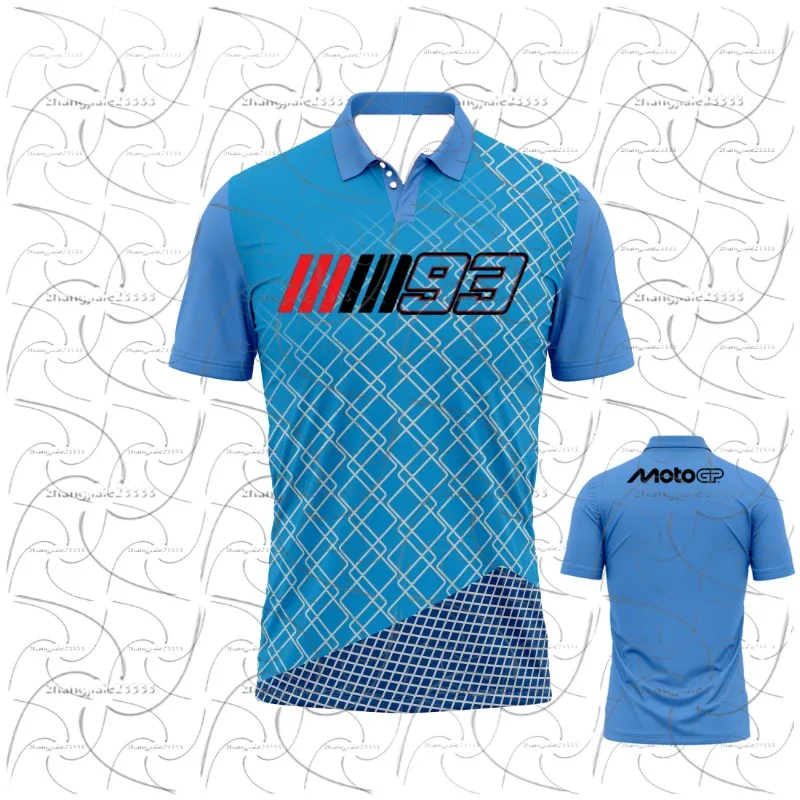 

Summer Men's Motorcycle Riding 3D Printed Quick Drying T-shirt, Short Sleeved Sports Shirt, Fashionable Football Polo Shirt