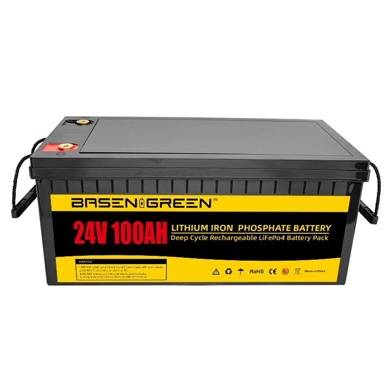 

Basen lithium iron battery max 6000 cycle times 24V lifepo4 24V 100ah lithium battery