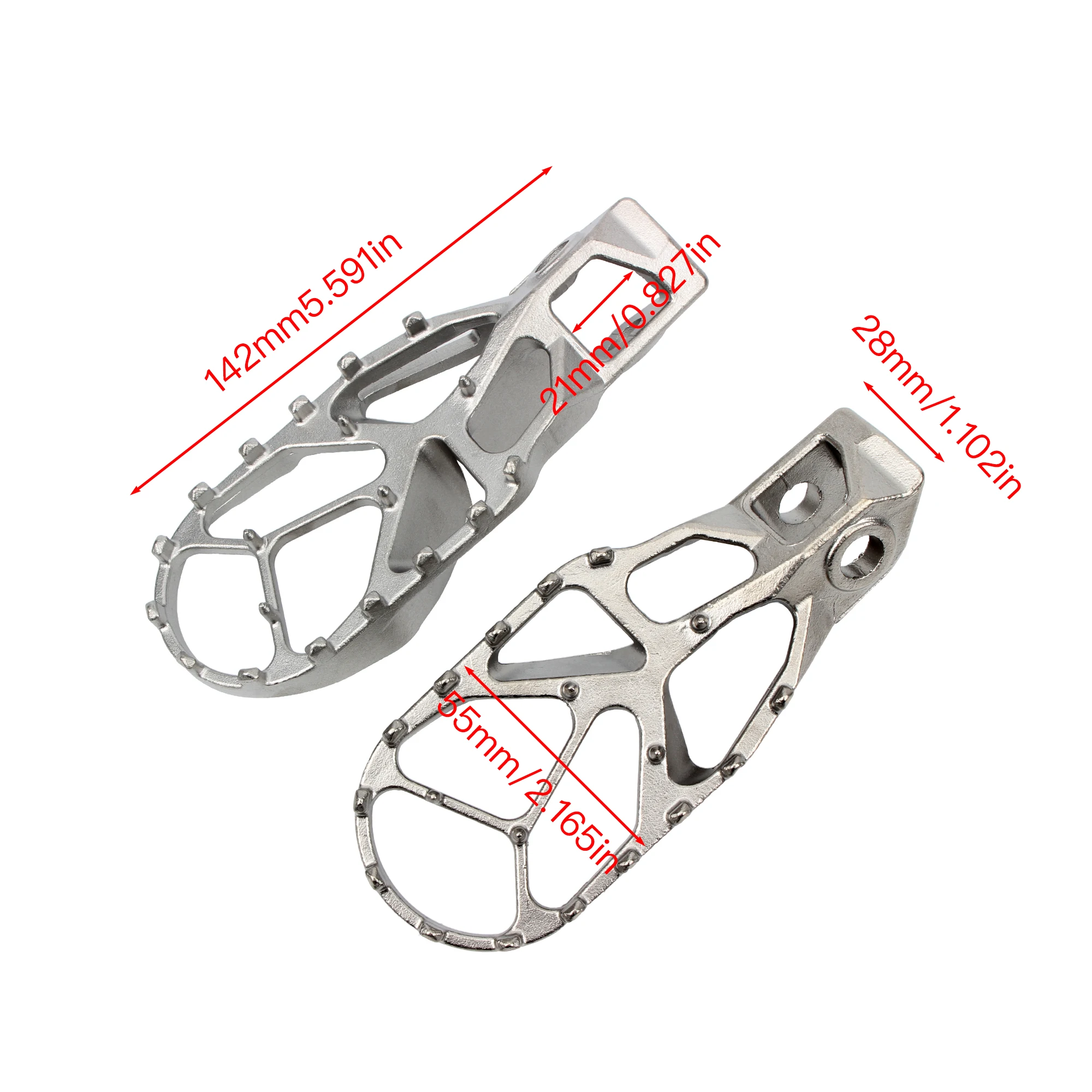 Motorcycle Foot Pegs For KTM SX 125 150 250 SXF XC 350 450 2018-2024 Stainless Steel Pedal Accessories Dirt Bike Motocross