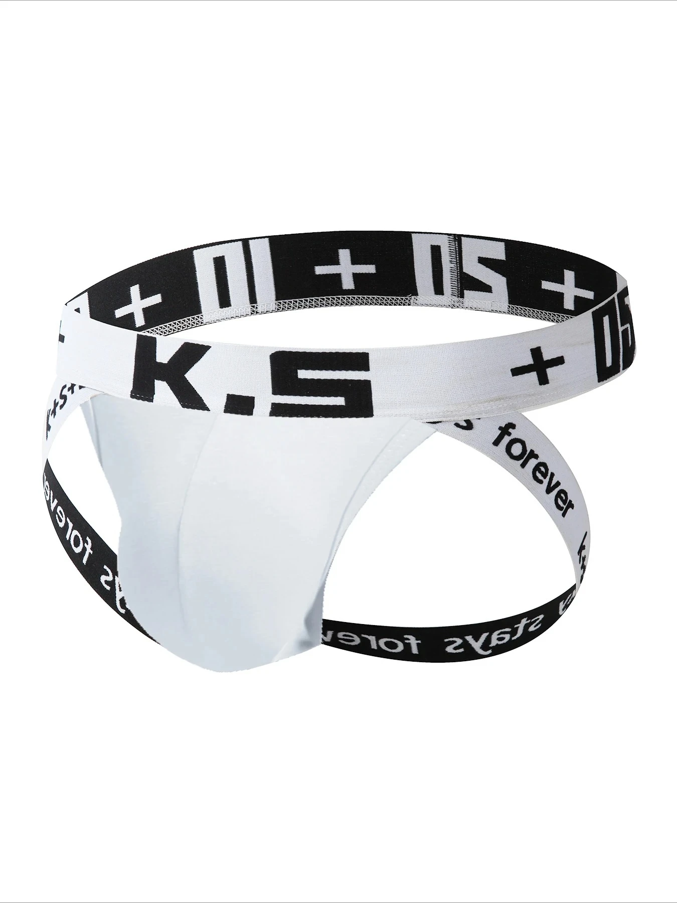 

Men's Color Block Jockstrap - Sexy Low Waist Underwear with Letter Print Elastic Waistband Youth Fashion Comfortable Daily Wear