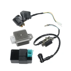 Motorcycle Part for 110cc 125cc 140cc Pit Dirt Bike Ignition Coil Set CDI Unit Rectifier Regulator Fits Motorcycle Ignition Coil