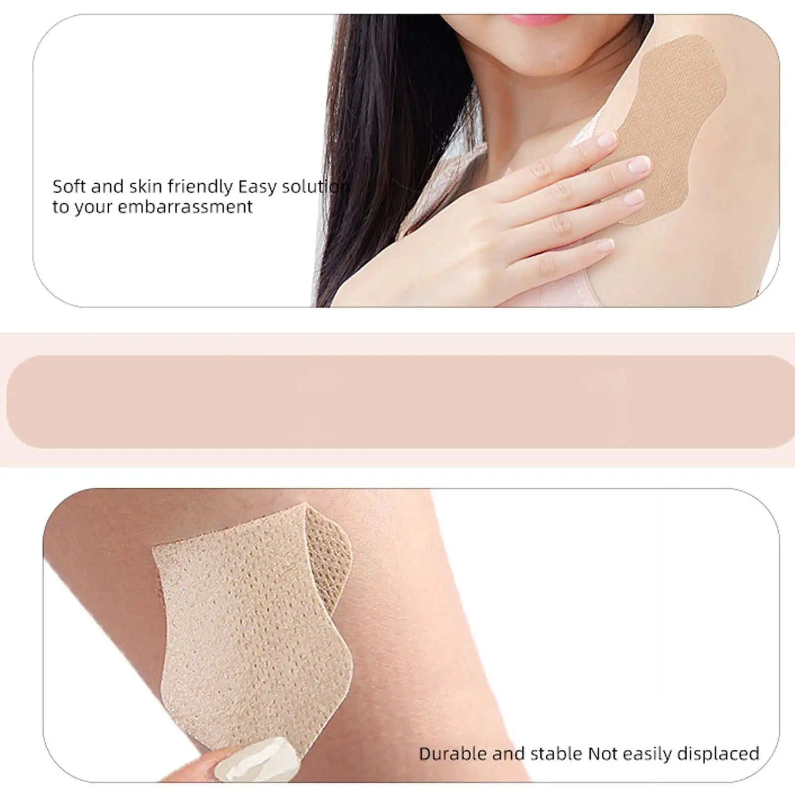 Underarm Sweat Pad Set for women - Easy Removal, Odorless, Breathable