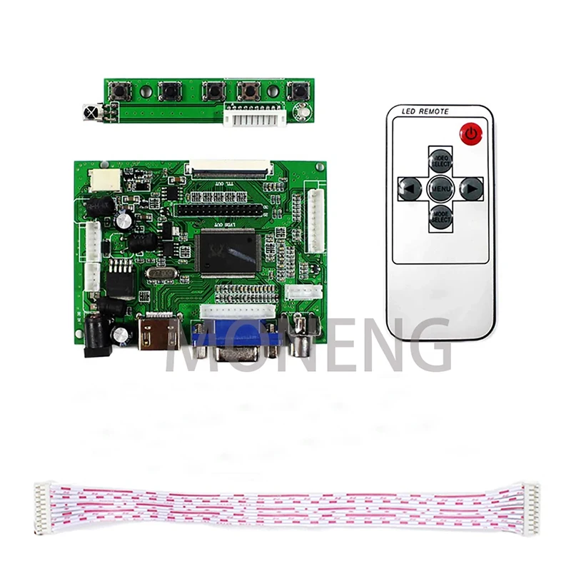 Imagem -02 - Display Lcd de Polegadas Hj080ia01e He080ia-01d He080ia-01 f 1024*768 Lcd com Mais Hdmi Controle Vga Painel de Monitoramento Driver Board