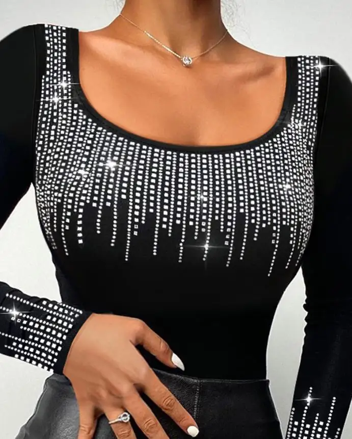 

Floral Print V Neck Sheer Mesh Long Sleeve Shirt Casual Slim Fit Blouse Top