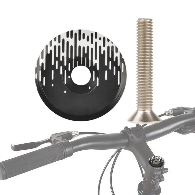 Bike Headset Top Cover Mountain Bike Front Fork Caps Aluminum Alloy Fork Tube Headset Cap For Intense Mountain -Country And Long