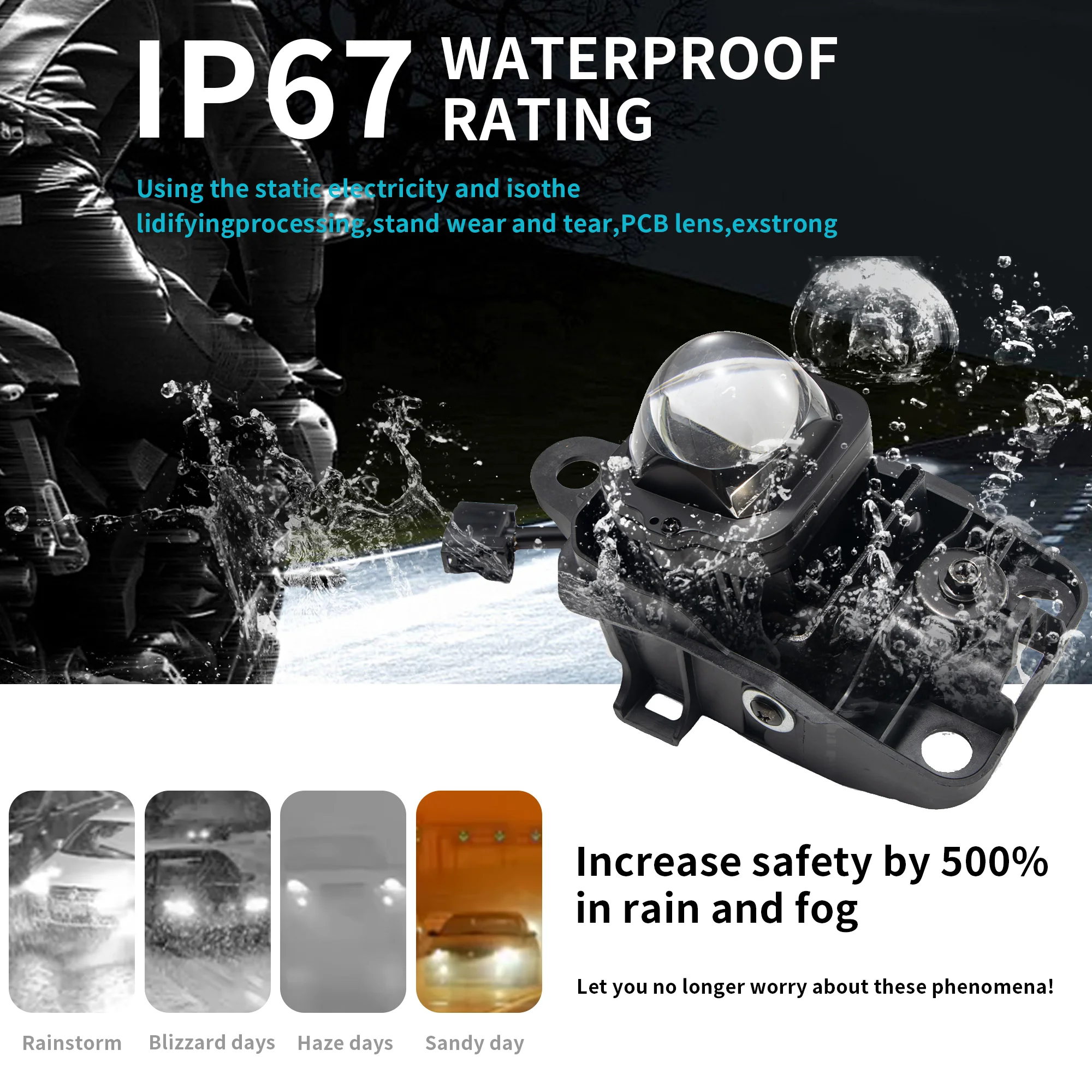 Fit For 2021 - 2024 YAMAHA MT07 MT-07 MT 07 Motorcycle Front Headlight Fairing Fog Decorative Side Position Light 2022 2023