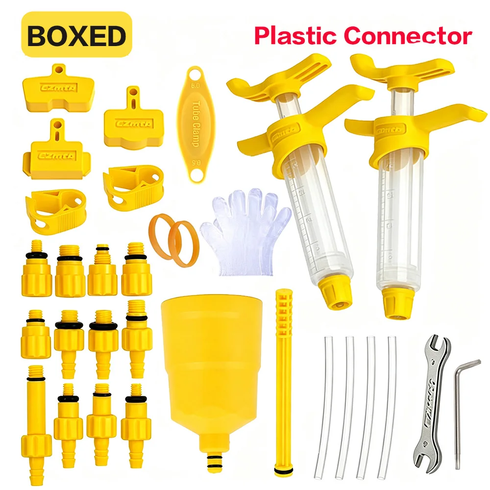 AliExpress NONE Universal Bicycle Hydraulic Disc Brake Oil Bleed Kit For Shimano Magura Hope Tektro Sram Avid Mula Hayes Bike Brake Repair Tools