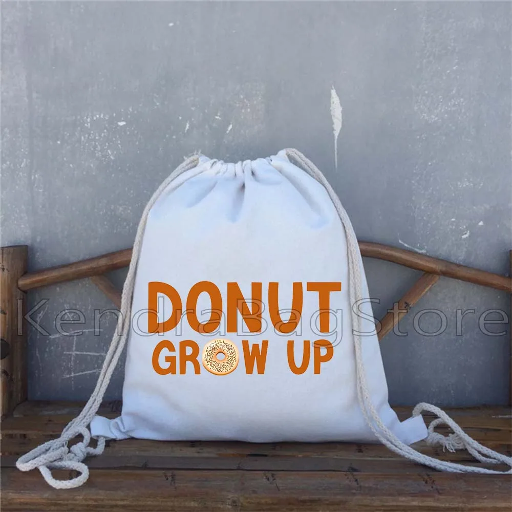 面白いギフト癌ファイター緊急スナックポーチプリントカジュアルキャンバス巾着バックパックスポーツジムヨガサックパックストリングバッグ