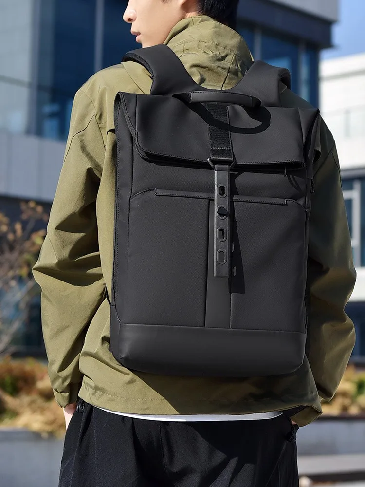

Men's Clothing Business Commute Simple Travel Laptop Bag Solid Color Minimalist Resistant Durable