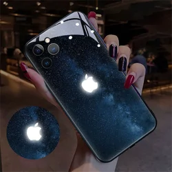 Phone Case For iPhone 13 12 11 X XR XS Pro Max 7 8 Plus Mini Back Cover Sound Acoustic Control Protect Shockproof Glass Cover