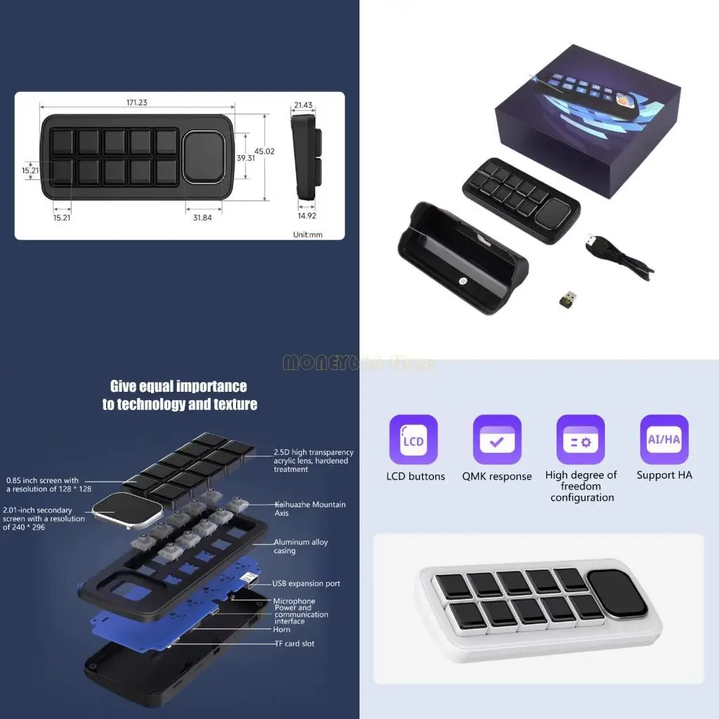 

F62C Touch Display Intelligent Home Control Panel with AI Voice Command Recognition