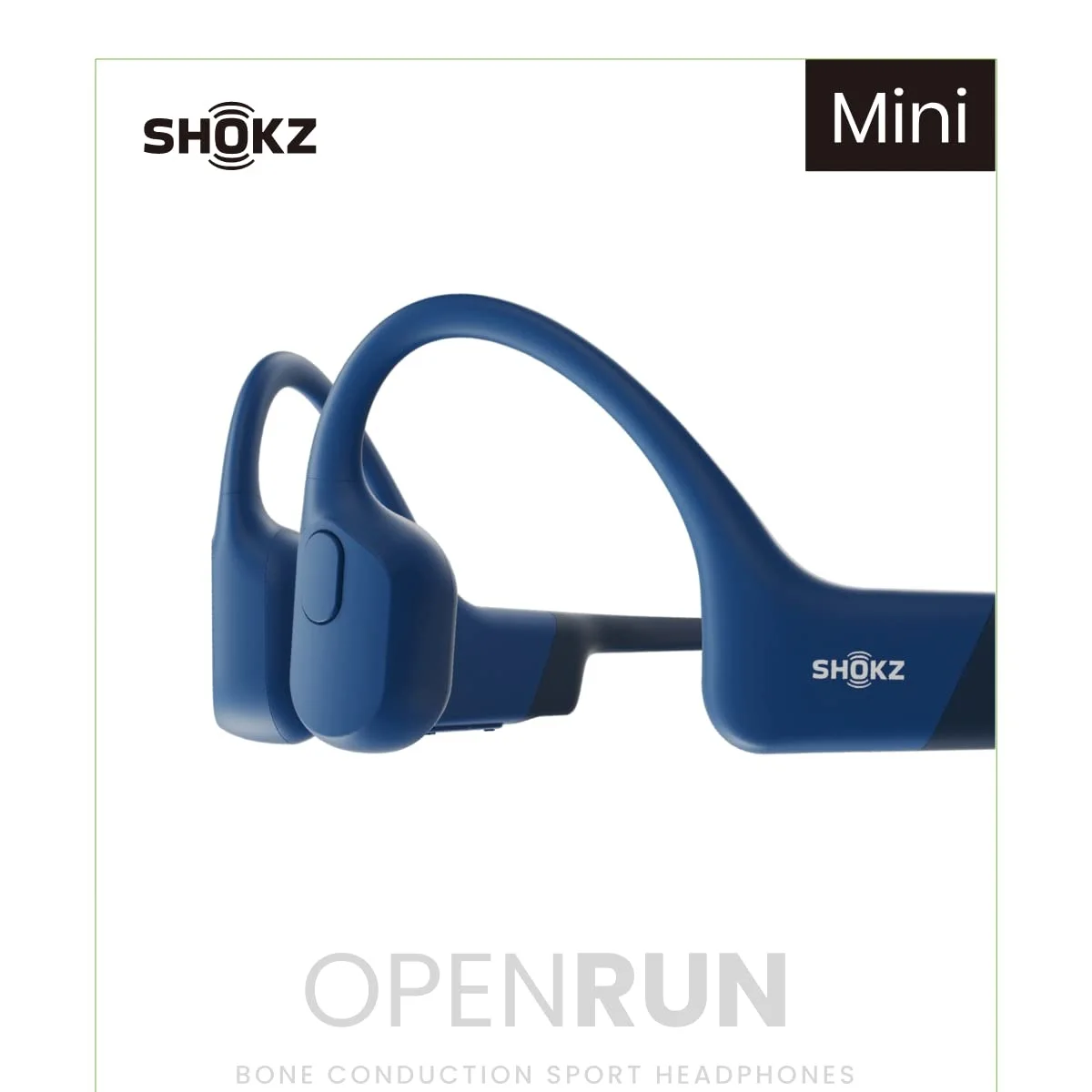 SHOKZ OpenRun mini (AfterShokz Aeropex) Open-Ear Bluetooth Bone Conduction Sport Headphones Sweat Resistant Wireless Earphones