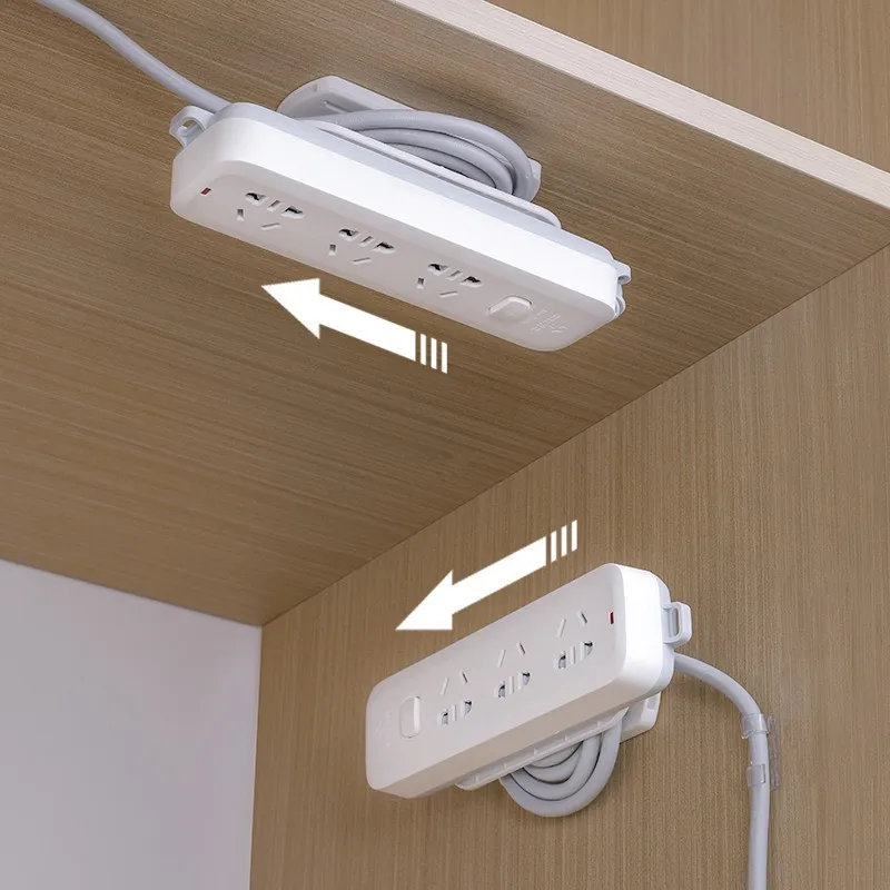 Socket Holder, Movable Winding Wall Mounted Router, Data Cable, Line Card, Wire Socket, Plug-In Board, Cable Organizer image 4
