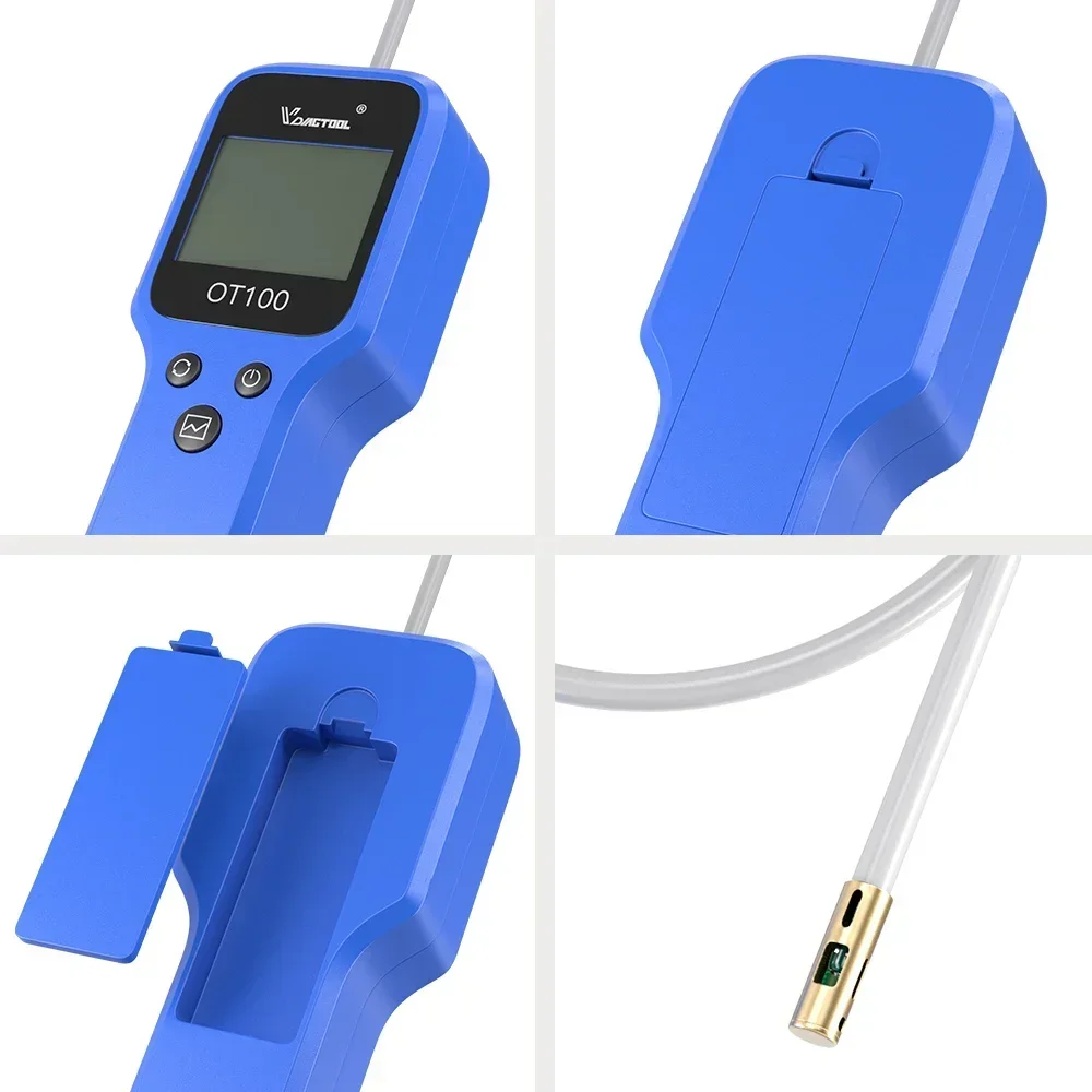 

OT100 Тестер моторного масла Автоматическая проверка качества масла со светодиодным дисплеем Газоанализатор Тестер впрыска тормозной жидкости Инструмент для тестирования