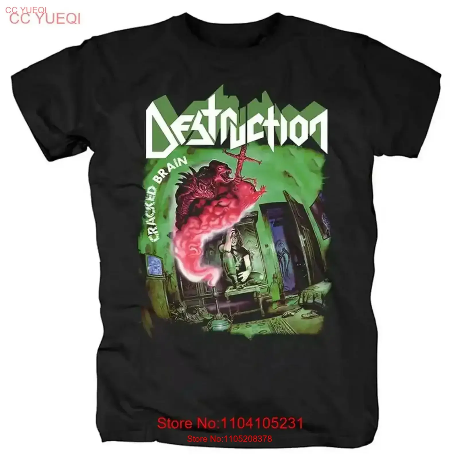 Destruction Metal Core Band T Shirt Cotton For Men S To 5XL vintage Washed Comfortable fashion Stretched graphic Casual