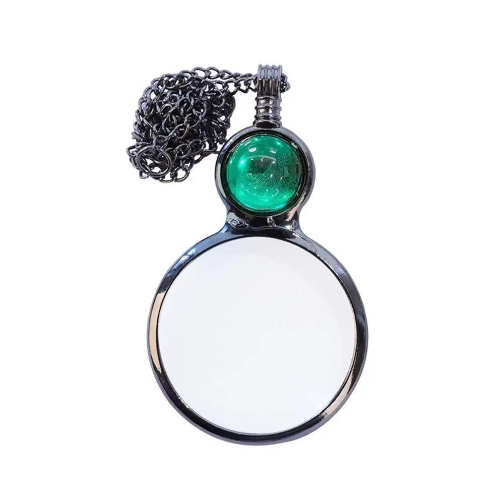 Alloy Multipurpose 6x magnification Convenient Magnifier Monolithic eyepiece Magnifying glass necklace Pendant