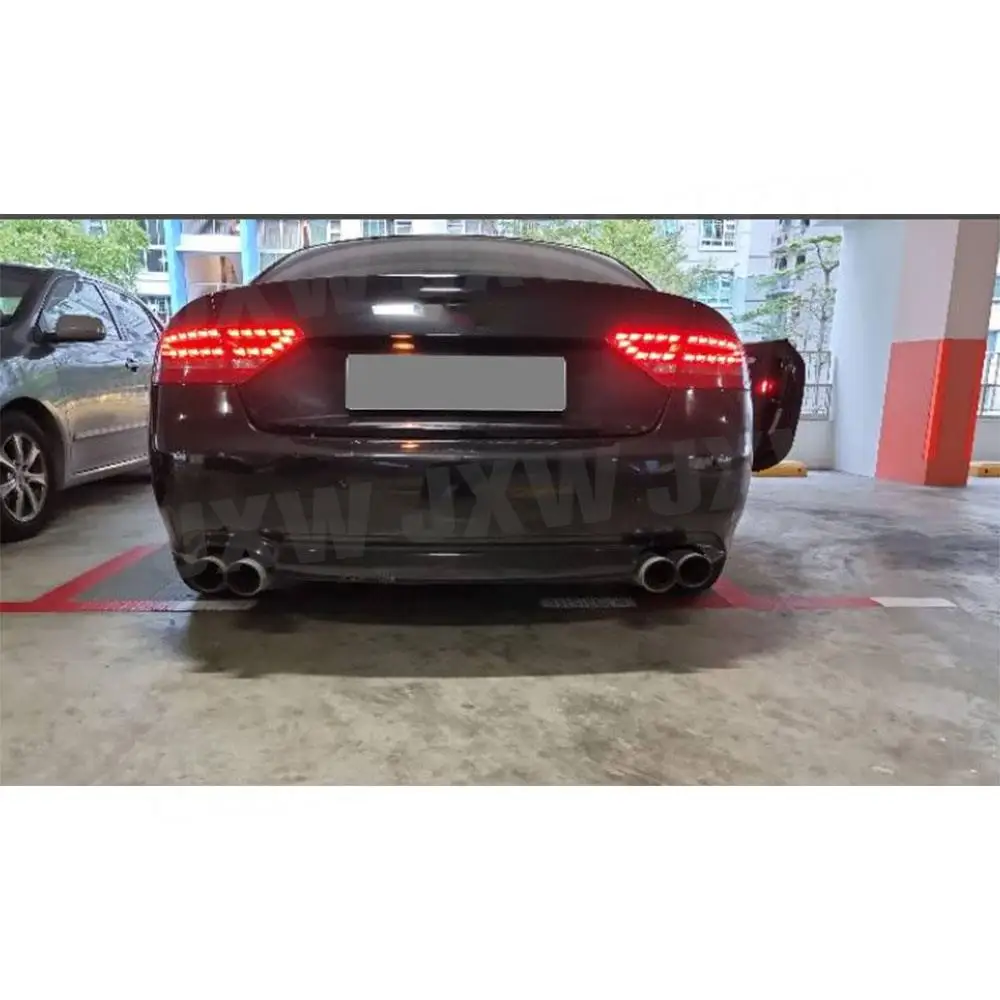 

Real Carbon Fiber Black Rear Bumper Diffuser For Audi A5 Coupe 2008-2011 Rear Bumper Lip Diffuser Splitters Spoiler FRP
