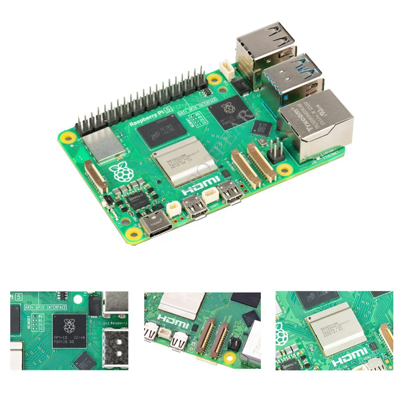 Imagem -02 - Raspberry pi Modelo 2gb 4gb 8gb Ram Pi5 pd Dissipador de Calor Potência 27w