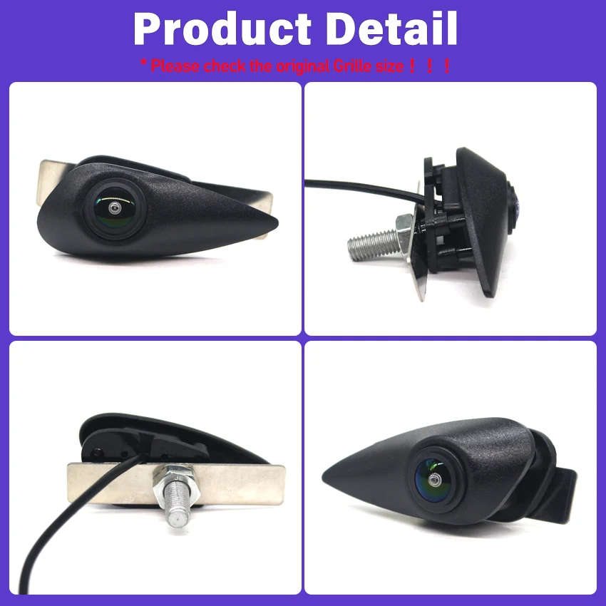 AHD 1080P Vehicle Emblem Logo Front View Camera For Hyundai IX35 I30 Tucson Accent I40 Santa Fe Dm H1 Terracan HB20 Terracan view 3