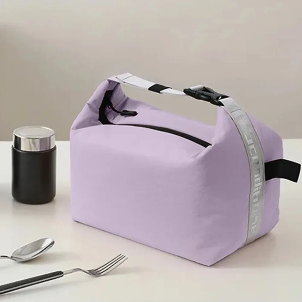 موضة طوي حقيبة معزولة مانعة للتسرب صديقة للبيئة صندوق غداء حراري مقاوم للماء سعة كبيرة معزول حقيبة الغداء نزهة #1