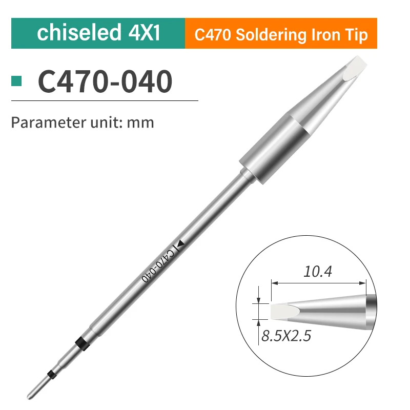 C470 Series Soldering Tips Spatula Tip Desoldering Bits Compatible with JBC C470 Soldering Station