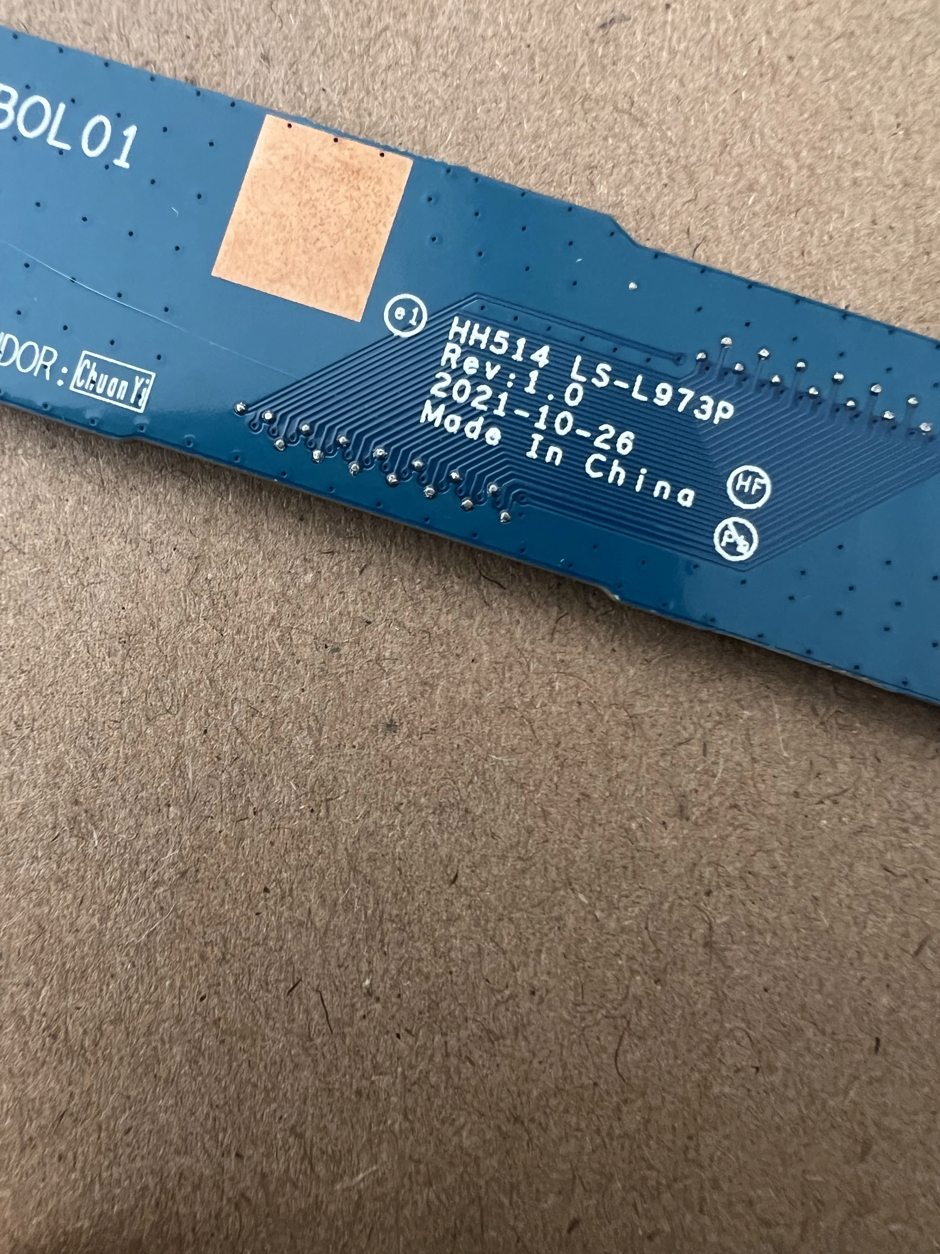 Brand New For ACER AN515-58 N22C1 HH514 Screen, Keyboard Adapter Small Plate LS-L973P