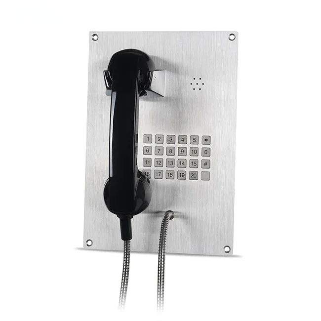 2025 Hot Sale KNZD-07 Marine Grade Waterproof Telephone - Vandal-Proof, Embedded Corded Phone for Ships & Offshore Applications