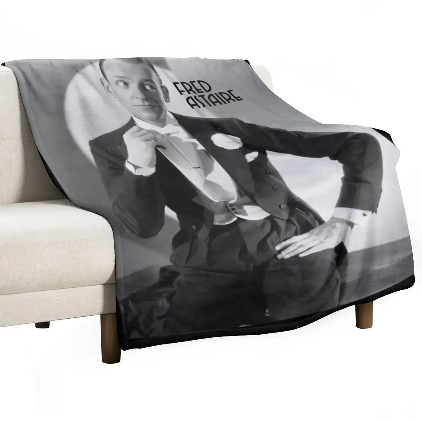 Fred Astaire Throw Blanket Personalized Gift Cute Quilt Blankets