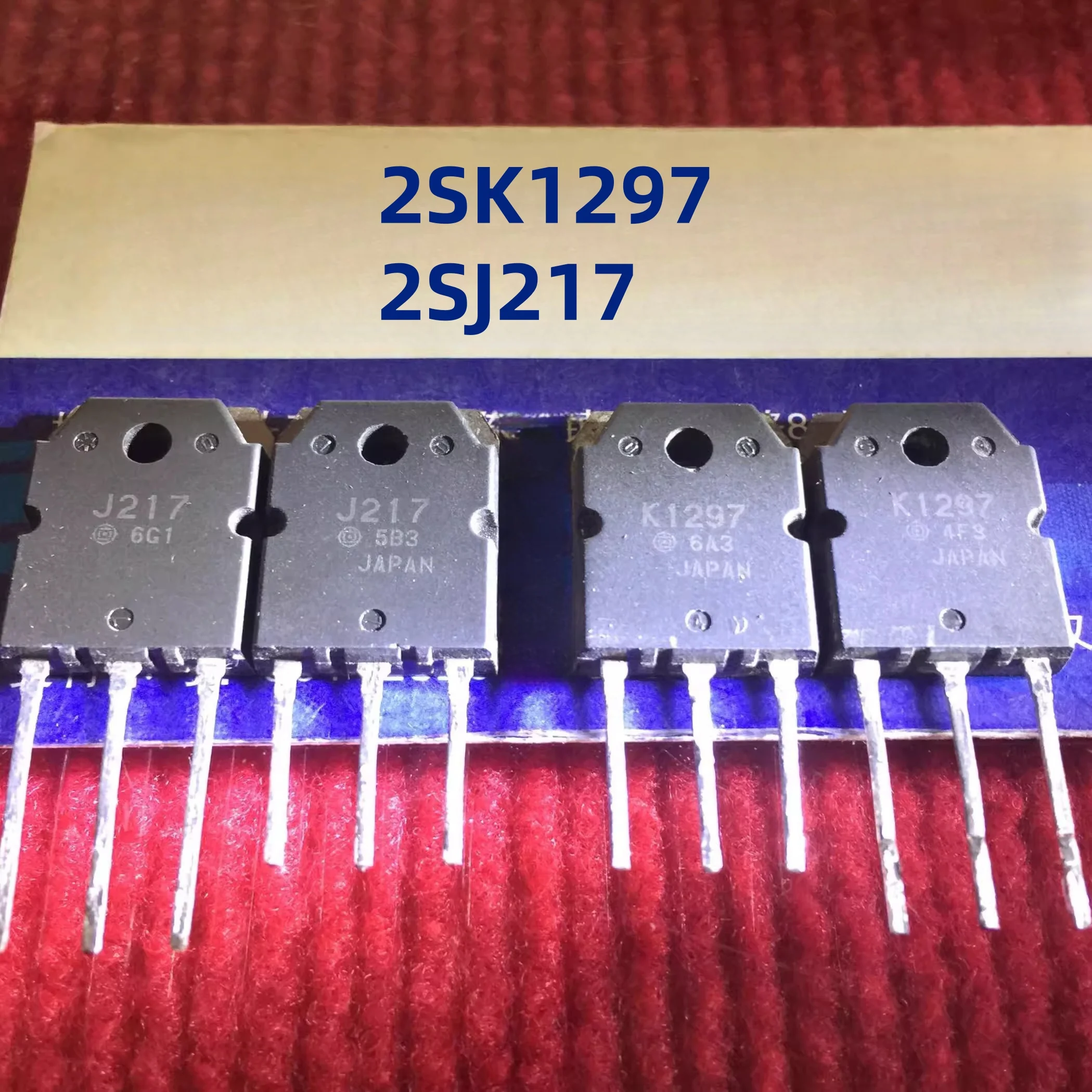 5pairs/10pcs Original disassembly (5pcs 2SK1297+5pcs 2SJ217) 2SK1297/2SJ217/K1297/J217