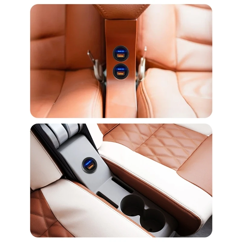 Multiple Device Car Charging with Quick Charging 18W USB for Smartphones Table Drop Shipping