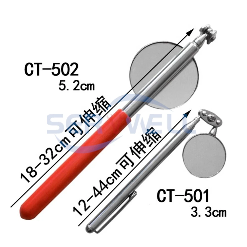 1Pc Air Conditioner A/C Refrigeration Pipe Tube Repairing Solding Inner Inspection Observation Checking Mirror