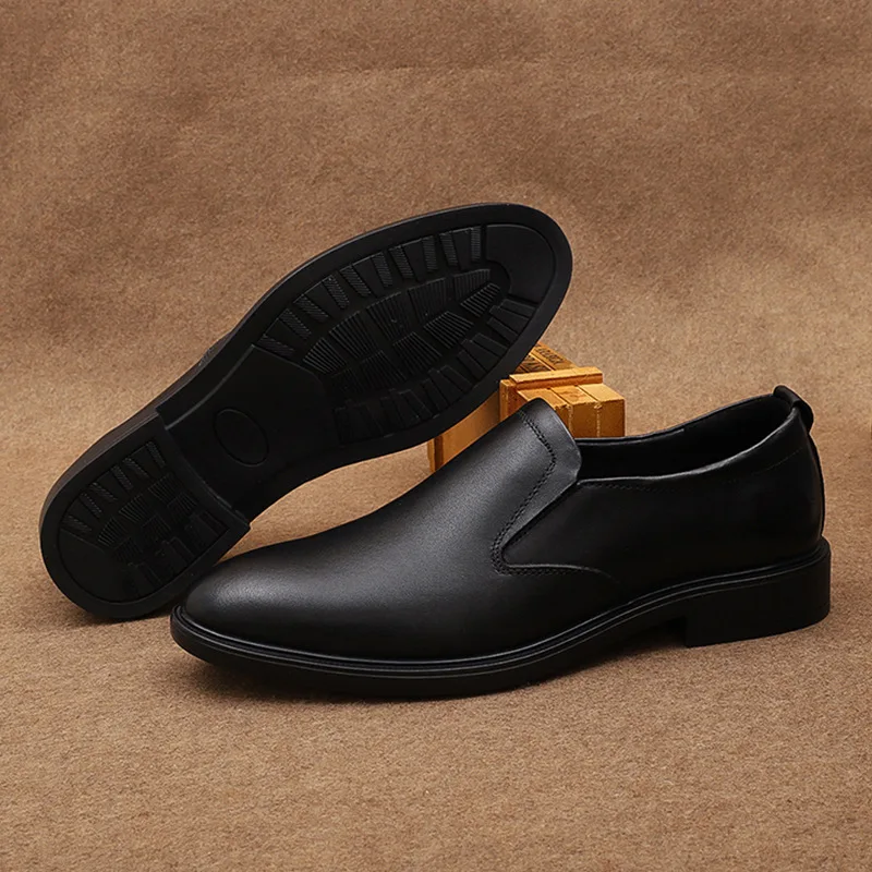 

High Quality Top Layer Cowhide Men Leather Shoes Genuine Leather Business Men Dress Shoes Casual Leather Shoes Zapatos De Hombre