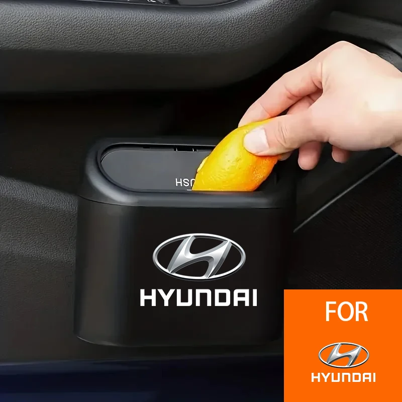 

Portable Hanging Mini Car Trash Can,Wastebasket Trash Can For Hyundai Santa Fe Sonata Solaris Azera Creta I30 Ix25 Tucson IX35