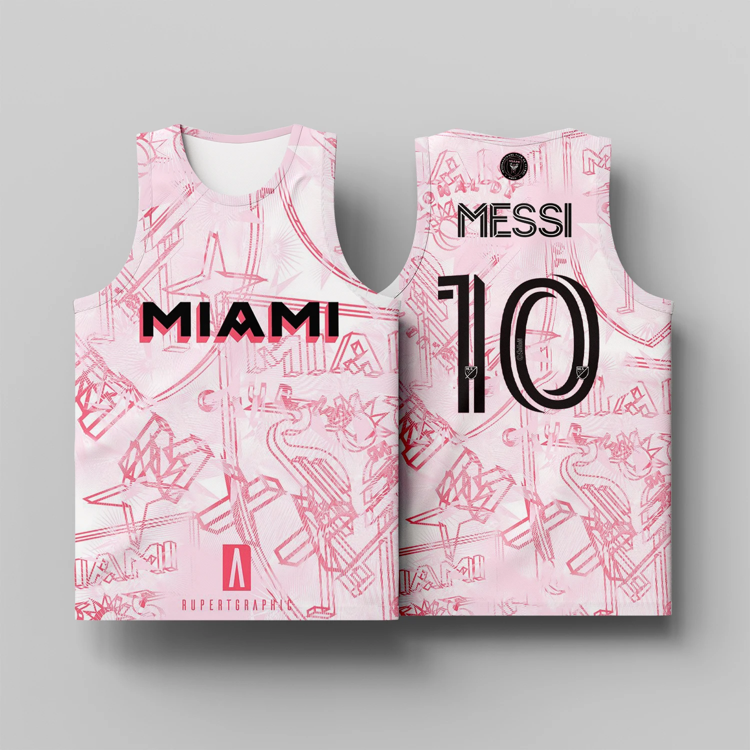 2025 Summer Men's Sleeveless Vest New Arrival 3D Printing Messi Basketball Jersey #10 Breathable Sweat-Absorbing Sport T-Shirt