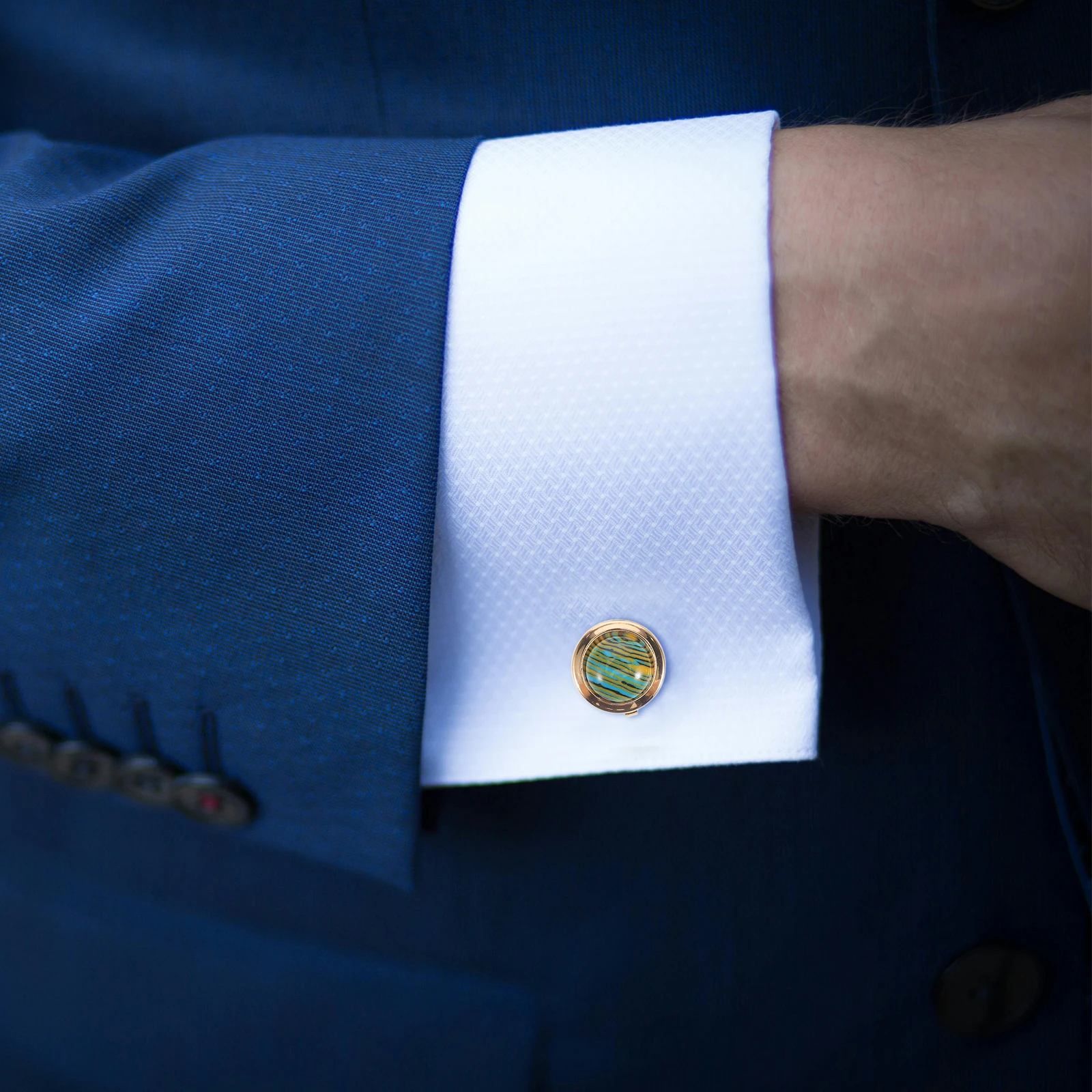 

3Pcs Round Metal Cufflinks for Men Tuxedo Shirt Studs Classic Appearance Durable Smooth Surface Unique Decorative Gifts