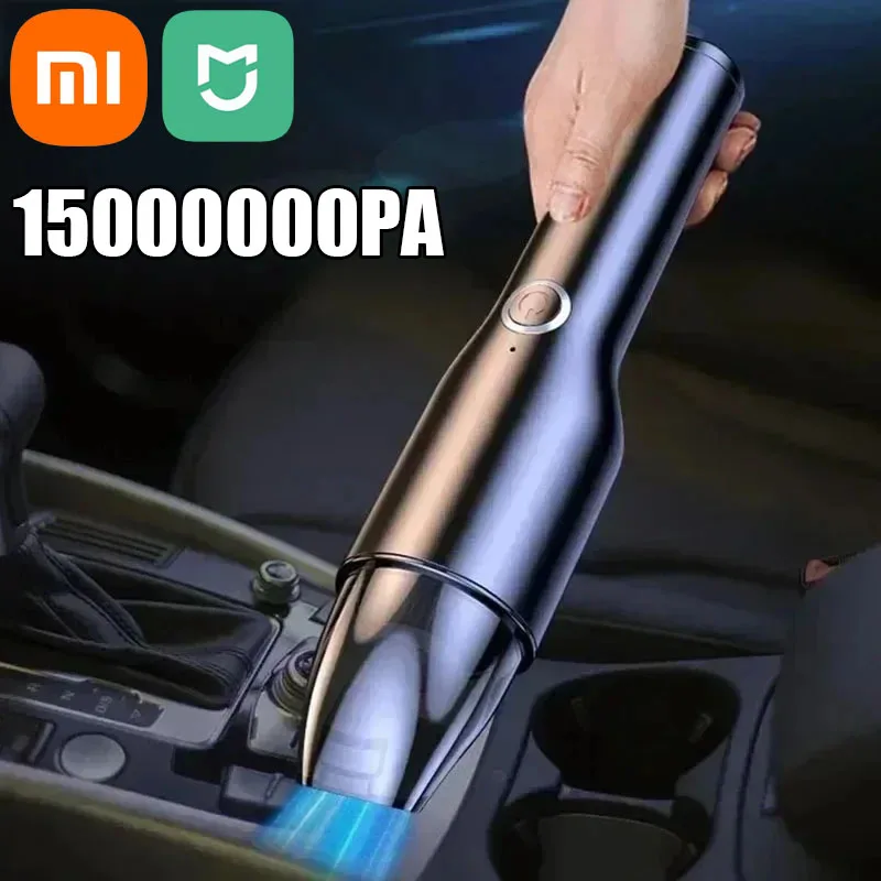 XIAOMI MIJIA Wireless Car Vacuum Cleaner 15000000Pa Suction Rechargeable Handheld Vacuum Cleaner Car Home Sofa Pet Hair Cleaning